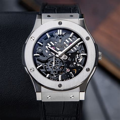 hublot classic fusion skeleton ultra thin|Hublot classic fusion review.